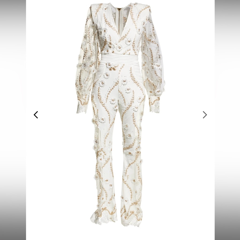 ZHIVAGO - white rabbit jumpsuit